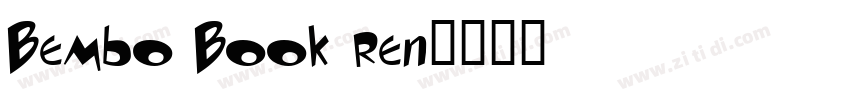 Bembo Book ren字体转换